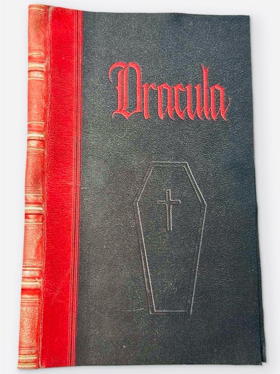 nerdwax Accessories - Dracula Book Shaped Microfiber Eyeglasses Cleaning Cloth Readers Screens Phones